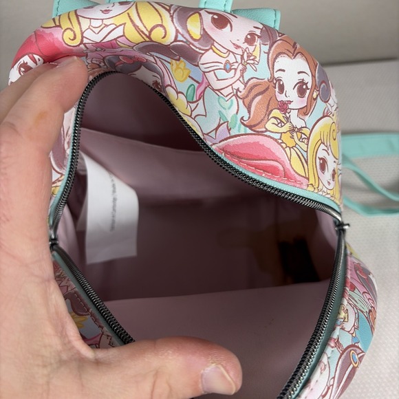 Loungefly Disney Chibi Princess Mini Backpack: Ariel, Cinderella, Belle See Pics - Picture 12 of 14